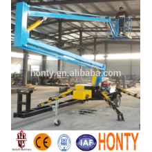 Mobile articulated boom lift platform outreach 4m
Mobile articulated boom lift platform Nacelle outreach 4m